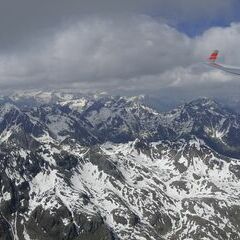 Flugwegposition um 13:06:04: Aufgenommen in der Nähe von Gemeinde Gitschtal, Gitschtal, Österreich in 2428 Meter